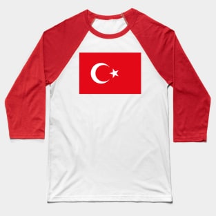 Flag of Turkey Baseball T-Shirt